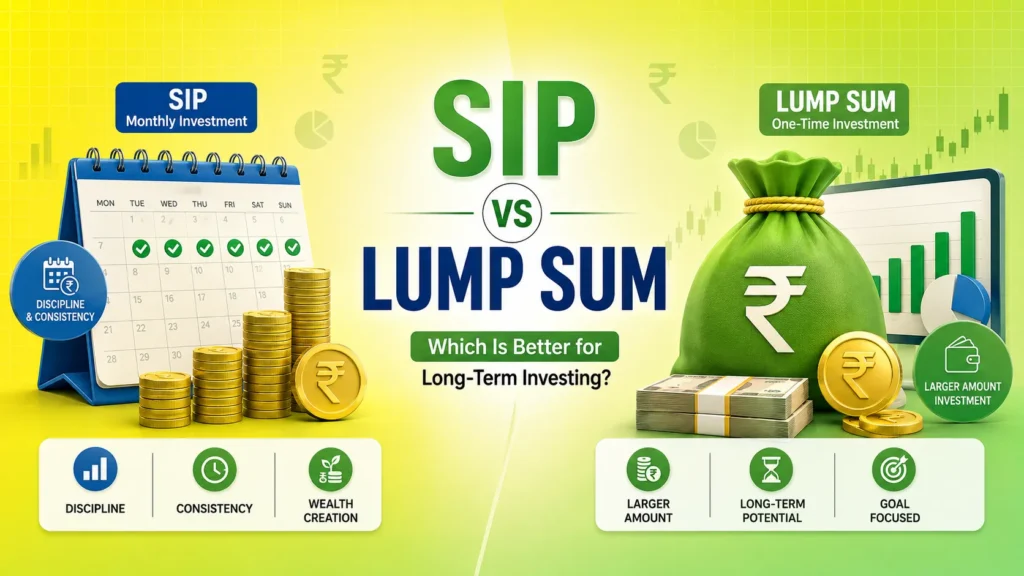 SIP vs lump sum mutual fund investment comparison