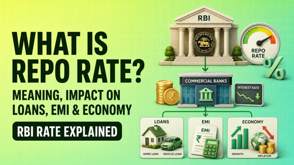 What is Repo Rate? Meaning, Impact on Loans, EMI & Economy