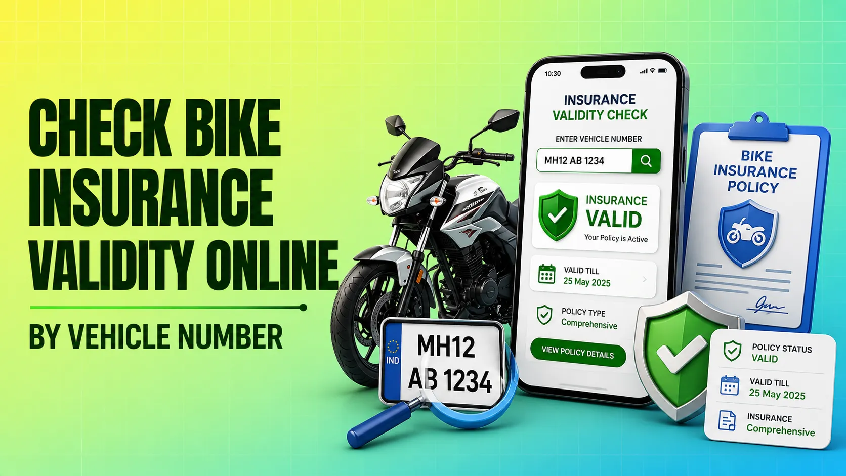 How to Check Bike Insurance Validity Online by Vehicle Number