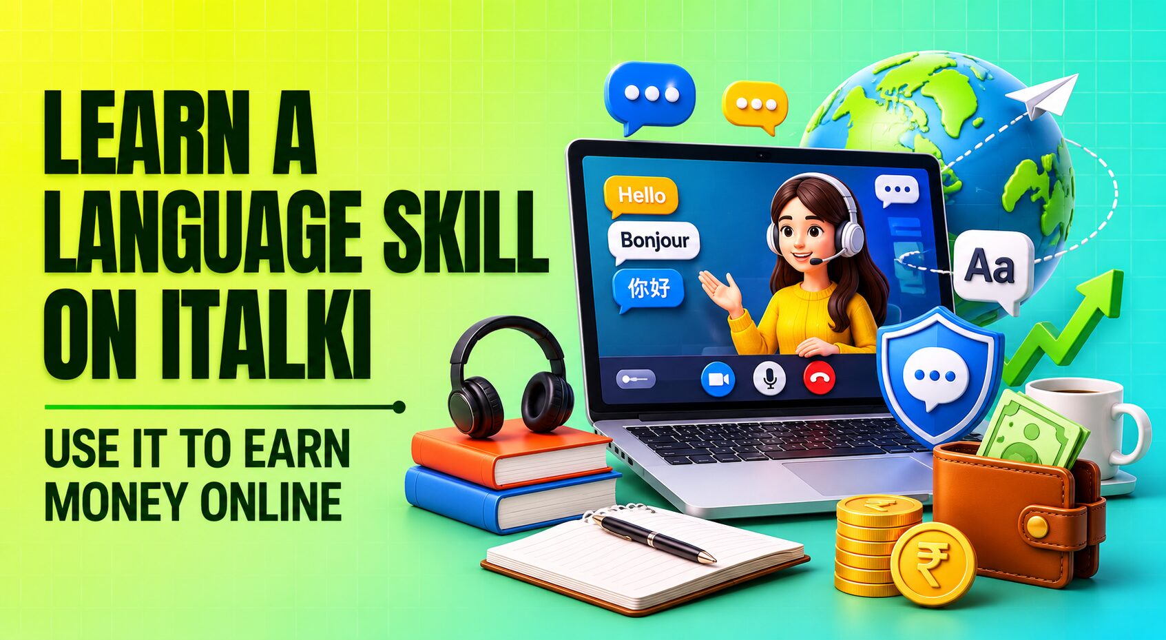 Learn a Language Skill on italki and Use It to Earn Money Online