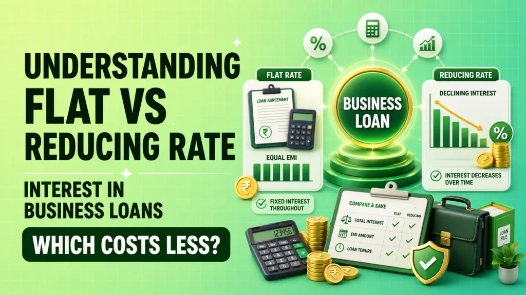 Understanding Flat vs Reducing Rate Interest in Business Loans
