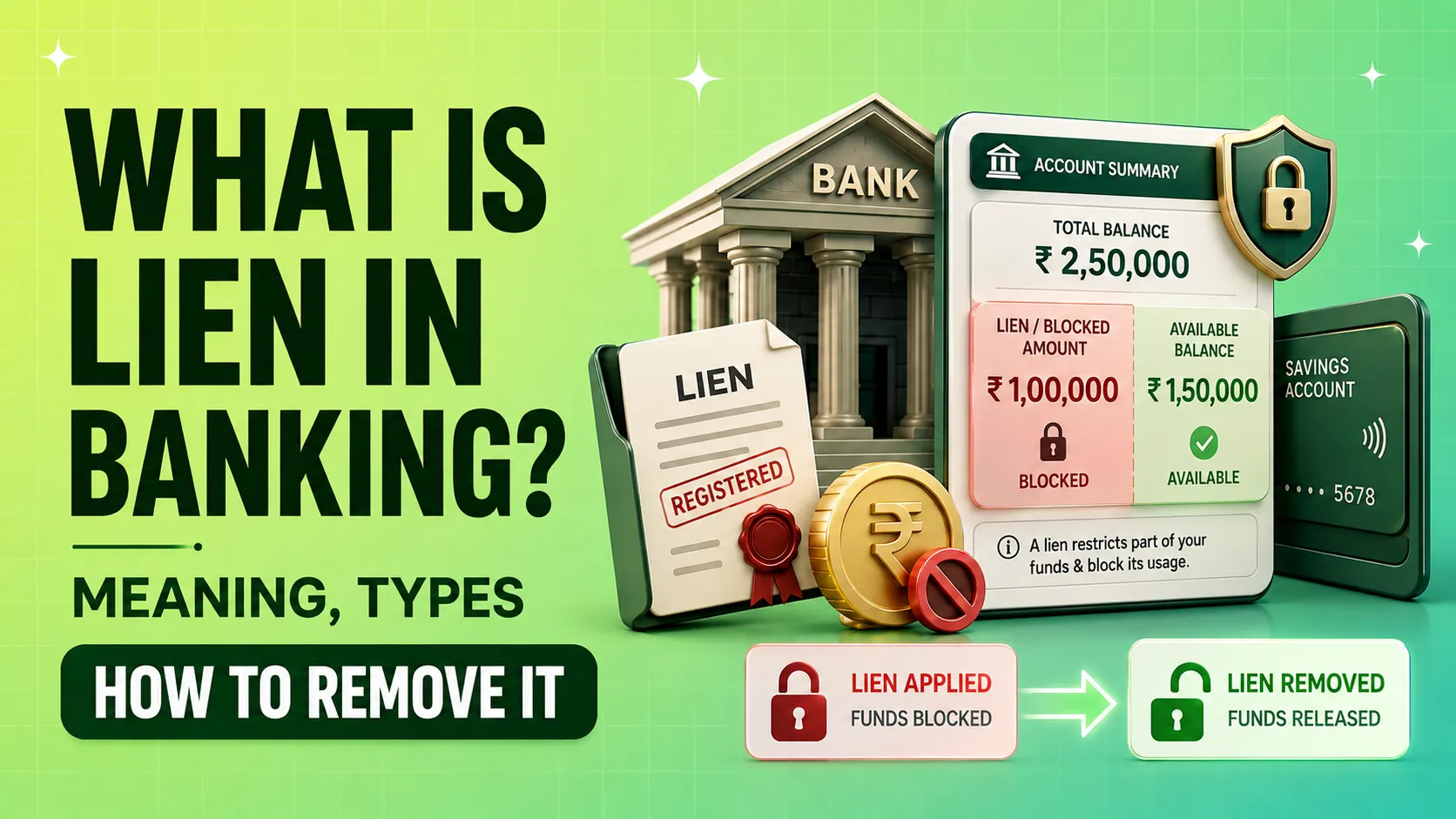 What is Lien in Banking Meaning, Types & How to Remove It