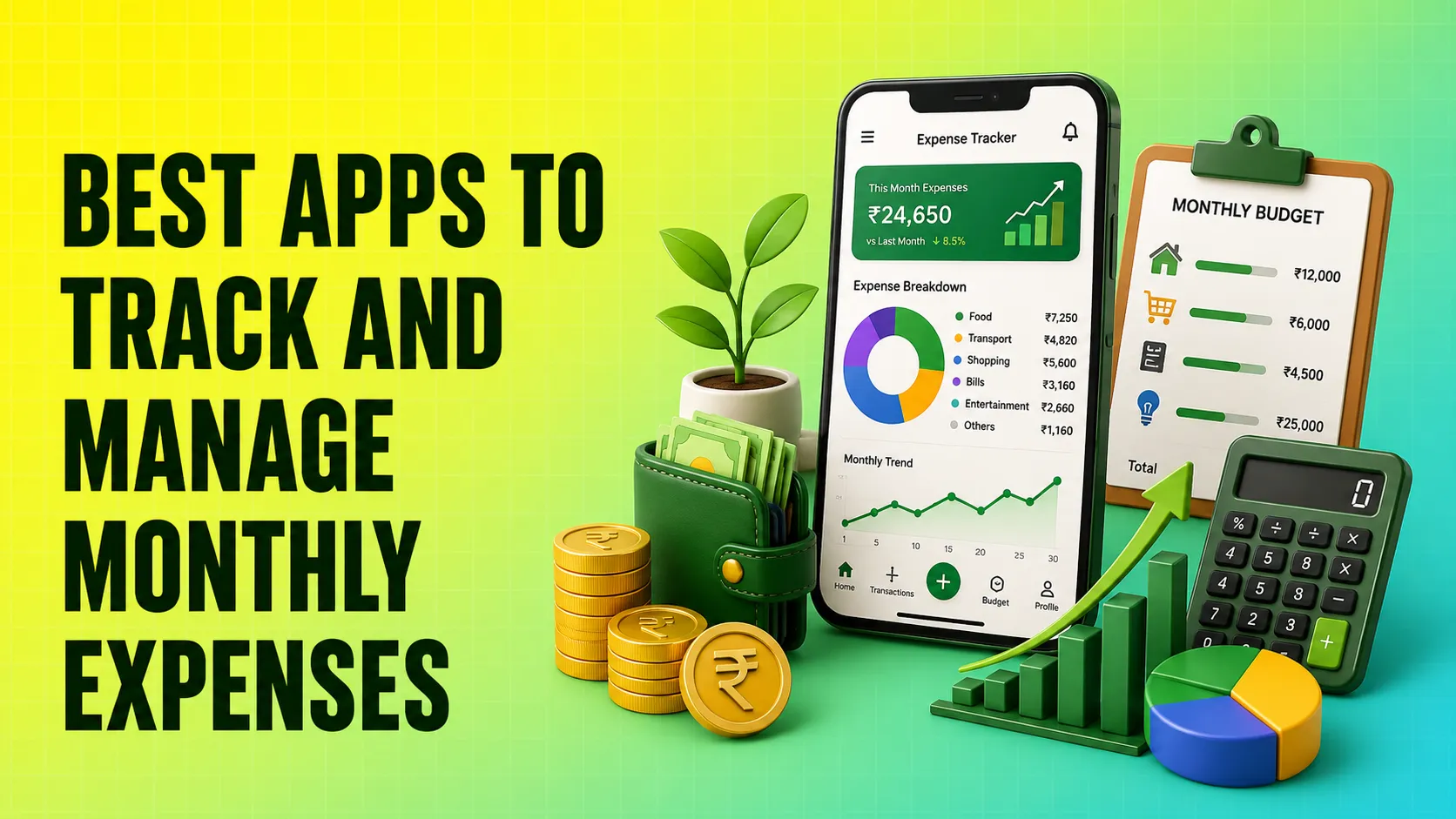 Best Apps to Track and Manage Monthly Expenses
