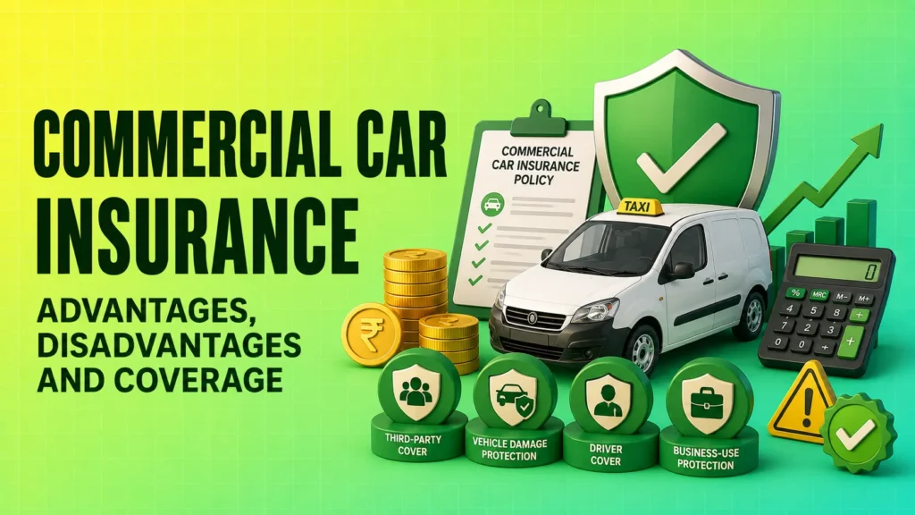 Commercial Car Insurance Advantages, Disadvantages and Coverage