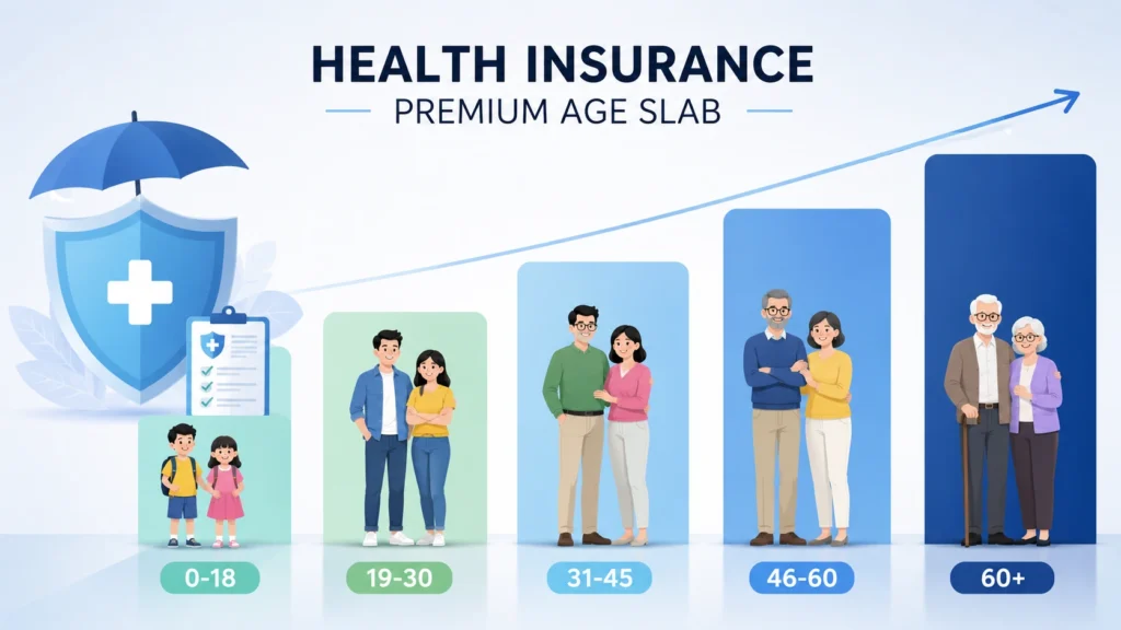 health insurance premium age slab