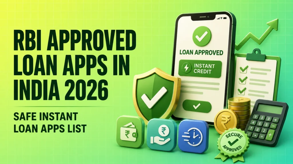 RBI Approved Loan Apps in India 2026: Safe Instant Loan Apps List
