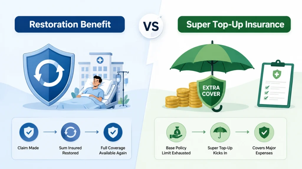 Restoration Benefit in Health Insurance