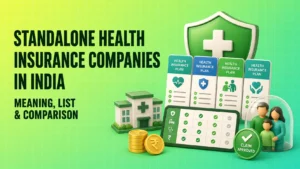 standalone health insurance companies in India