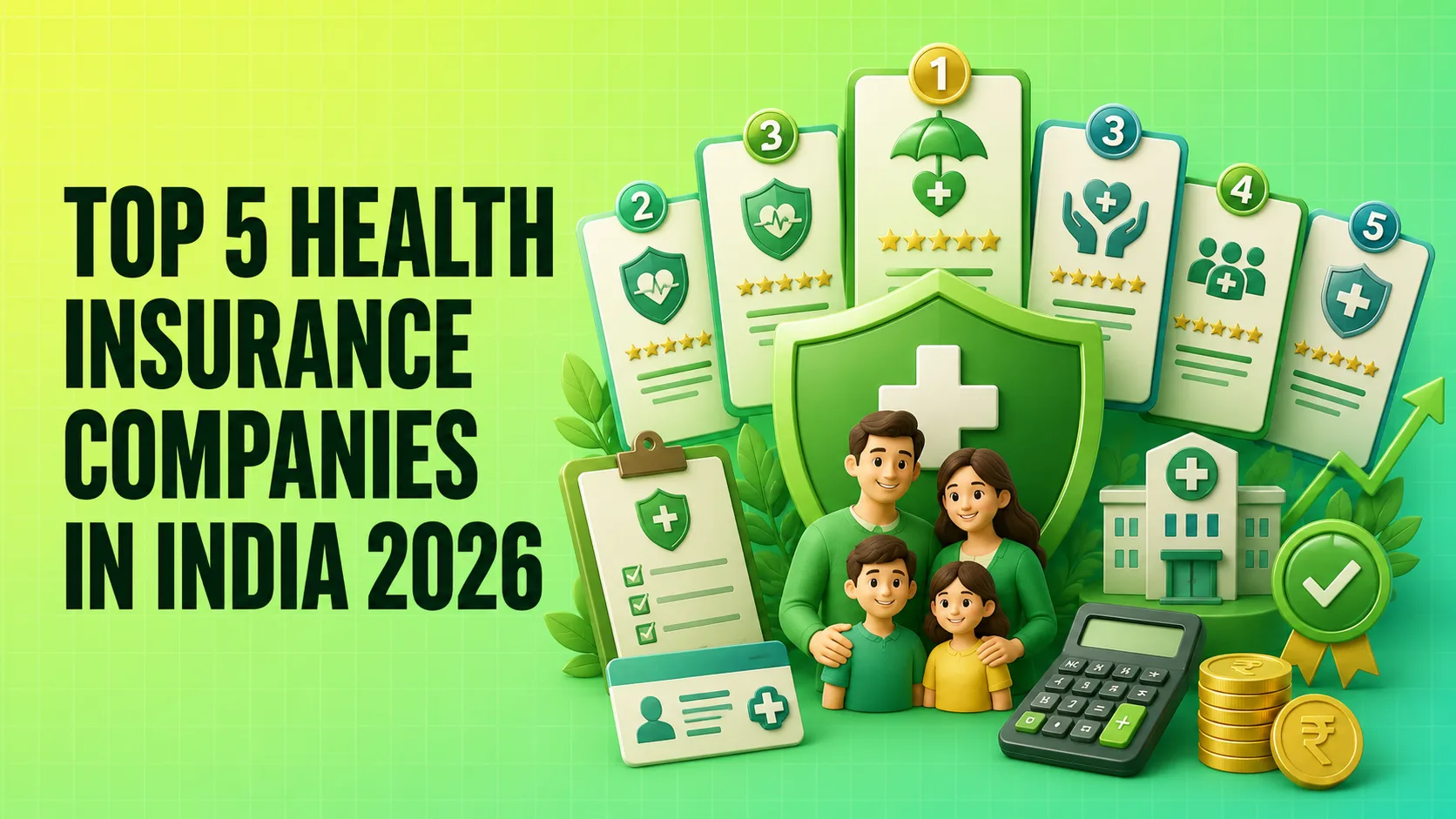 top 5 health insurance companies in India