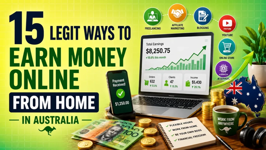 15 Legit Ways to Earn Money Online from Home in Australia