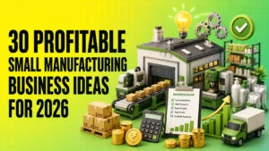 30 Profitable Small Manufacturing Business Ideas You Can Start in 2026