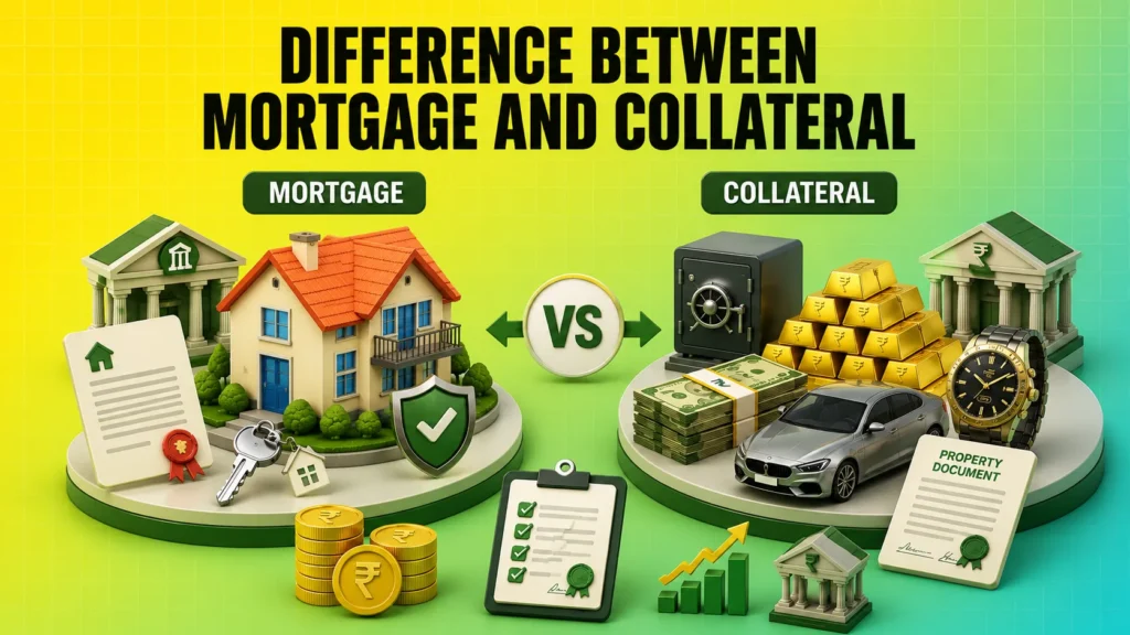 Difference Between Mortgage and Collateral