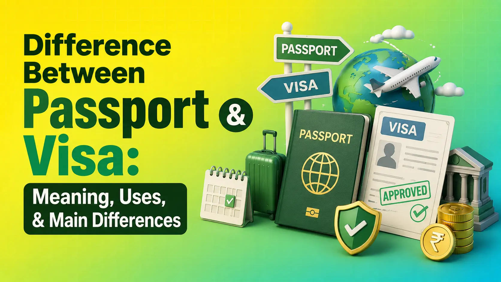 Difference Between Passport and Visa
