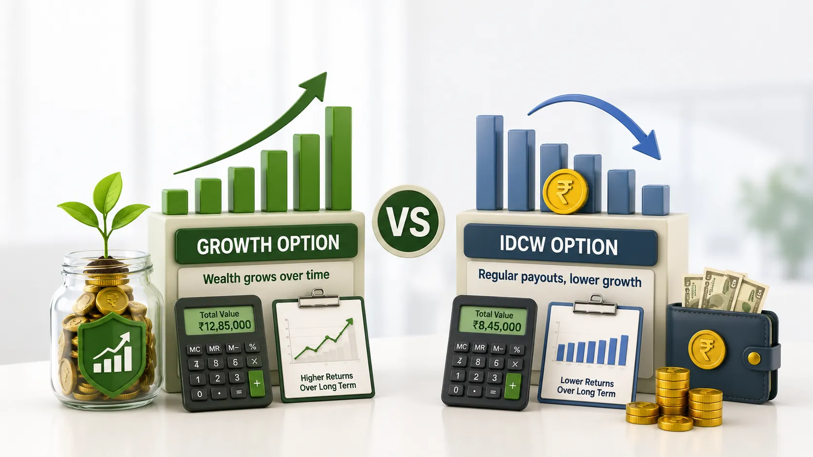 Growth vs IDCW Difference in Returns