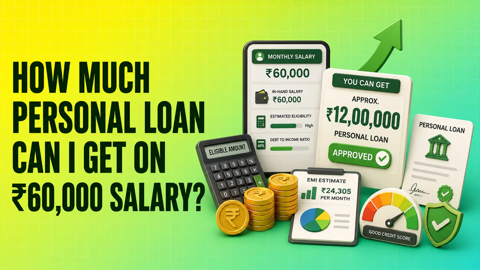 How Much Personal Loan Can I Get on ₹60000