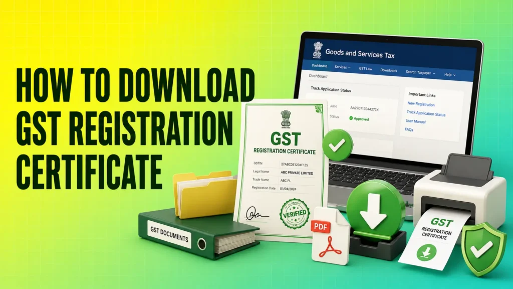 How to Download GST Registration Certificate