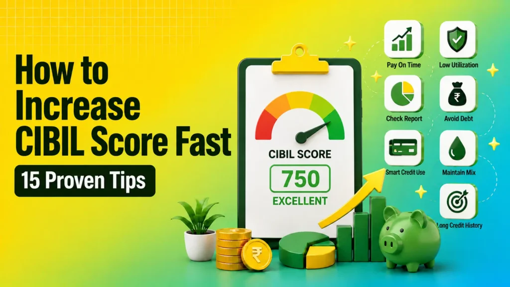 How to Increase CIBIL Score Fast