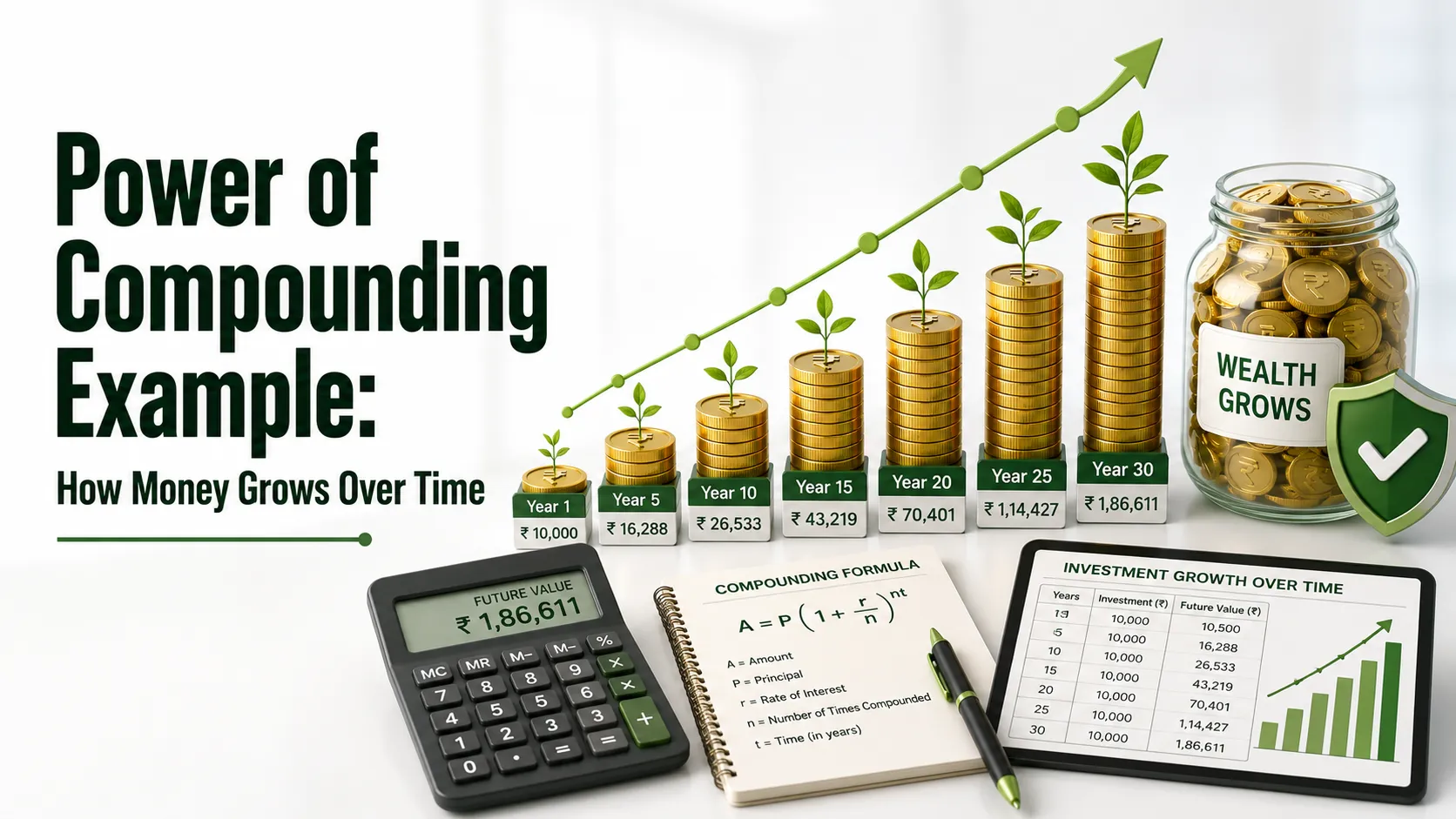 Power of Compounding Example How Money Grows Over Time