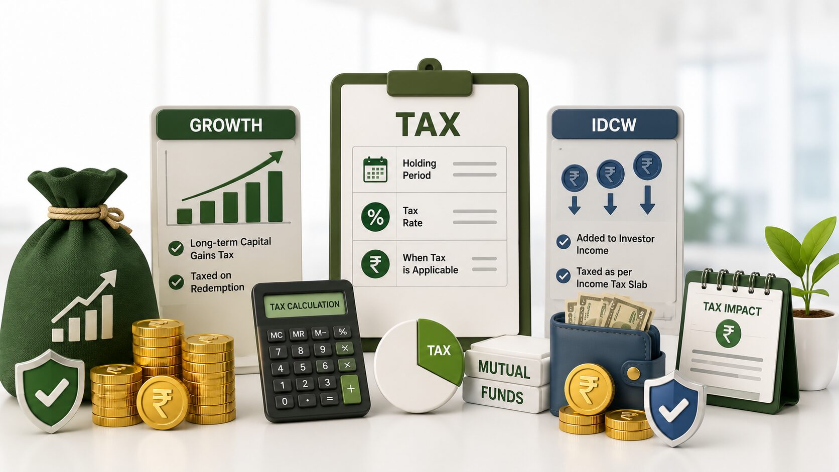 Tax Difference Between Growth and IDCW Mutual Funds