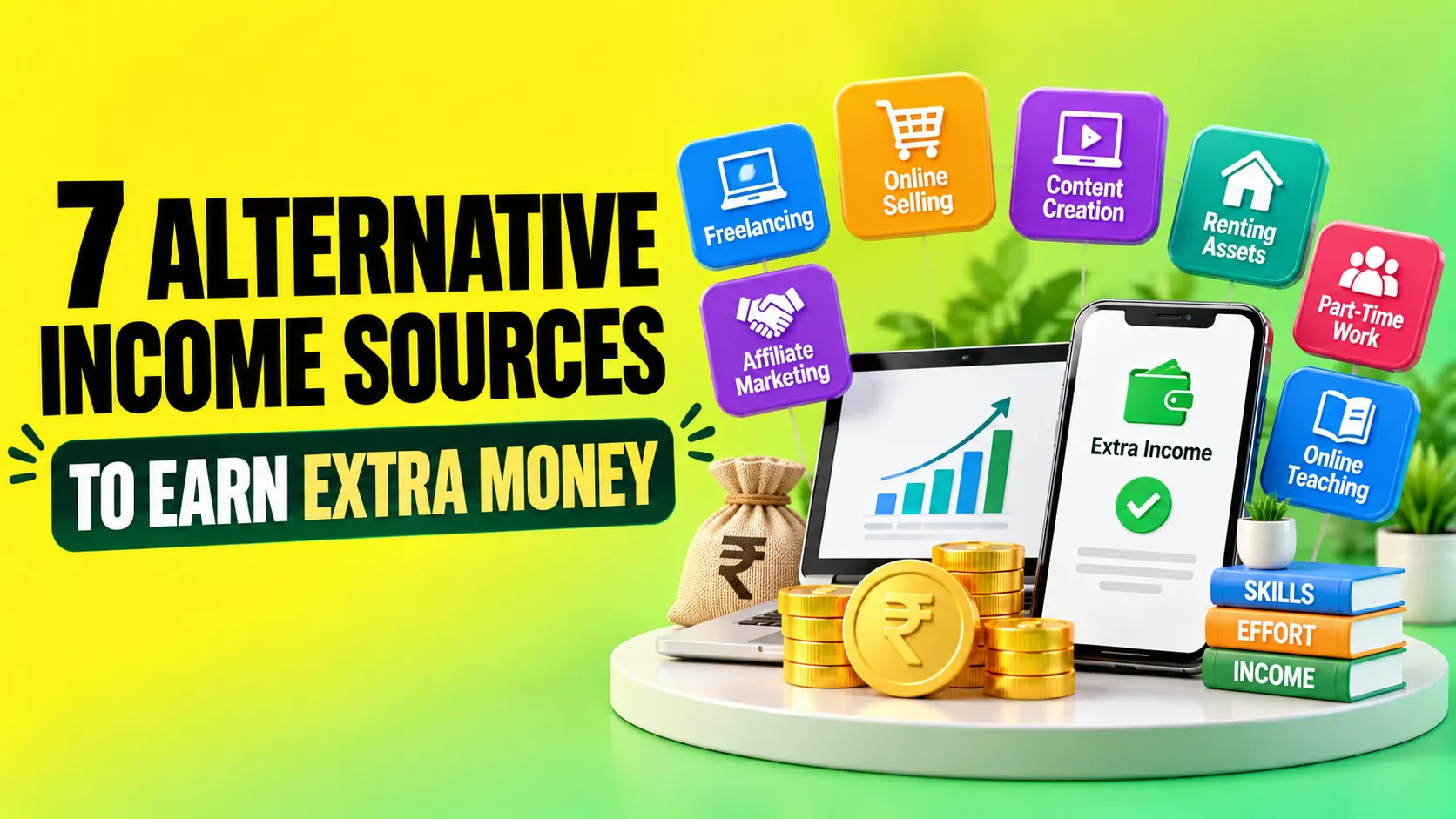 7 Alternative Income Sources to Earn Extra Money
