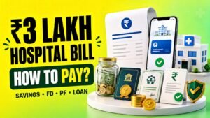 How to Pay a ₹3 Lakh Hospital Bill Savings, FD, PF or Loan