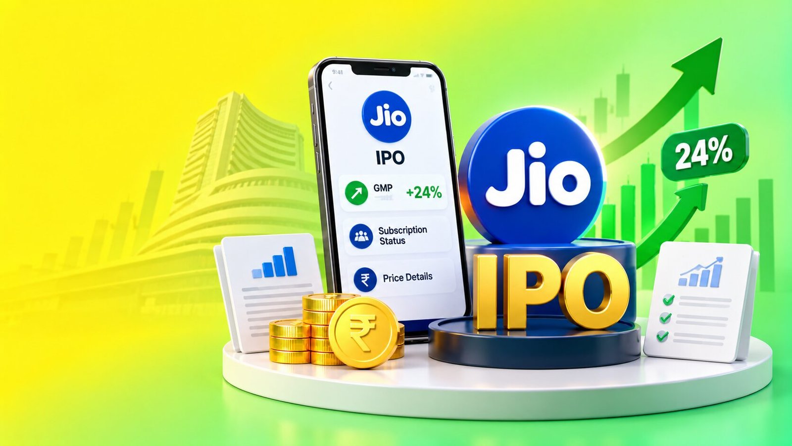 Jio Platforms IPO 2026: GMP Jumps 24%, Subscription Status and Price Details